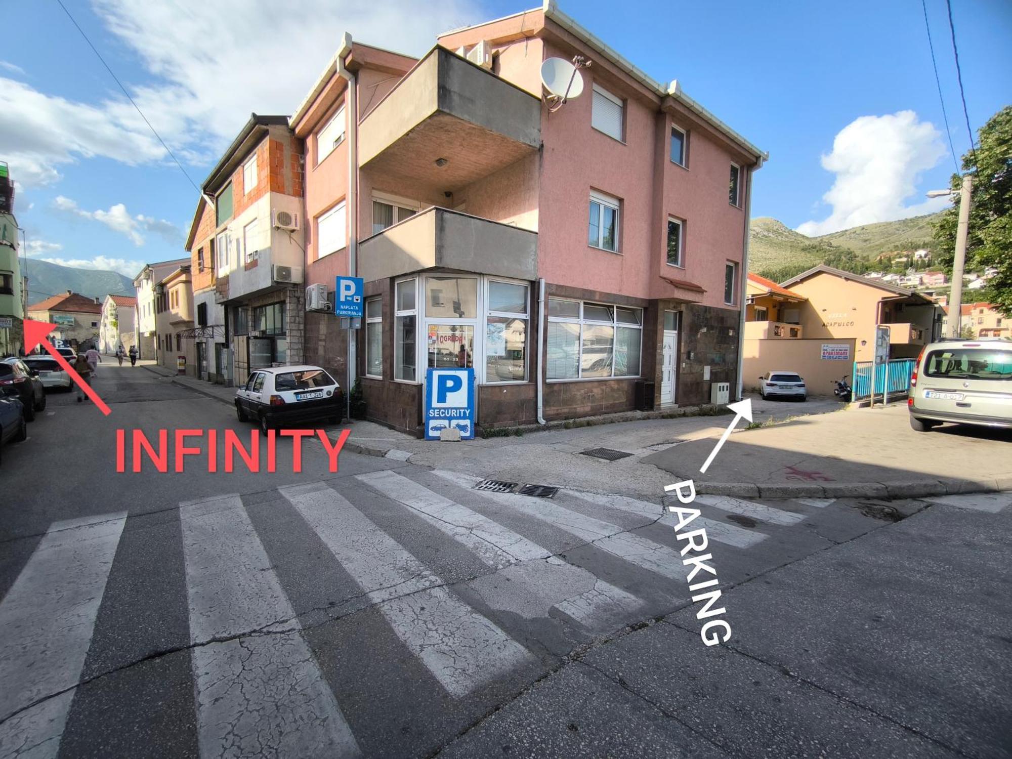 Pansion Infinity Hotel Mostar Eksteriør billede